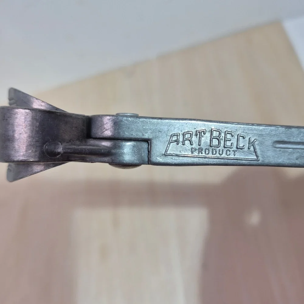 Vintage Artbeck Evans Jar Lifter Opener Tool Silver Cast‎ Metal Kitchen Canning